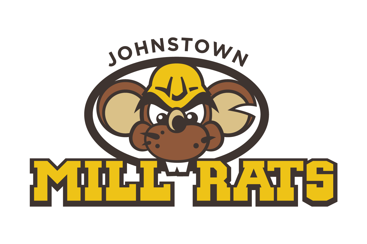 Johnstown Mill Rats Baseball Team Logo