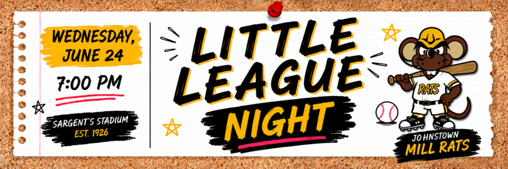 Johnstown Mill Rats vs Lafayette Aviators